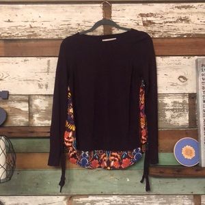 SOLD Floral accent Sweater